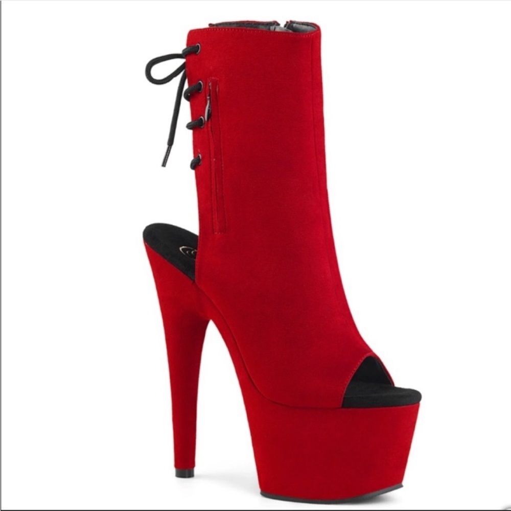 Pleasers Red Heels / Size 8 / Used